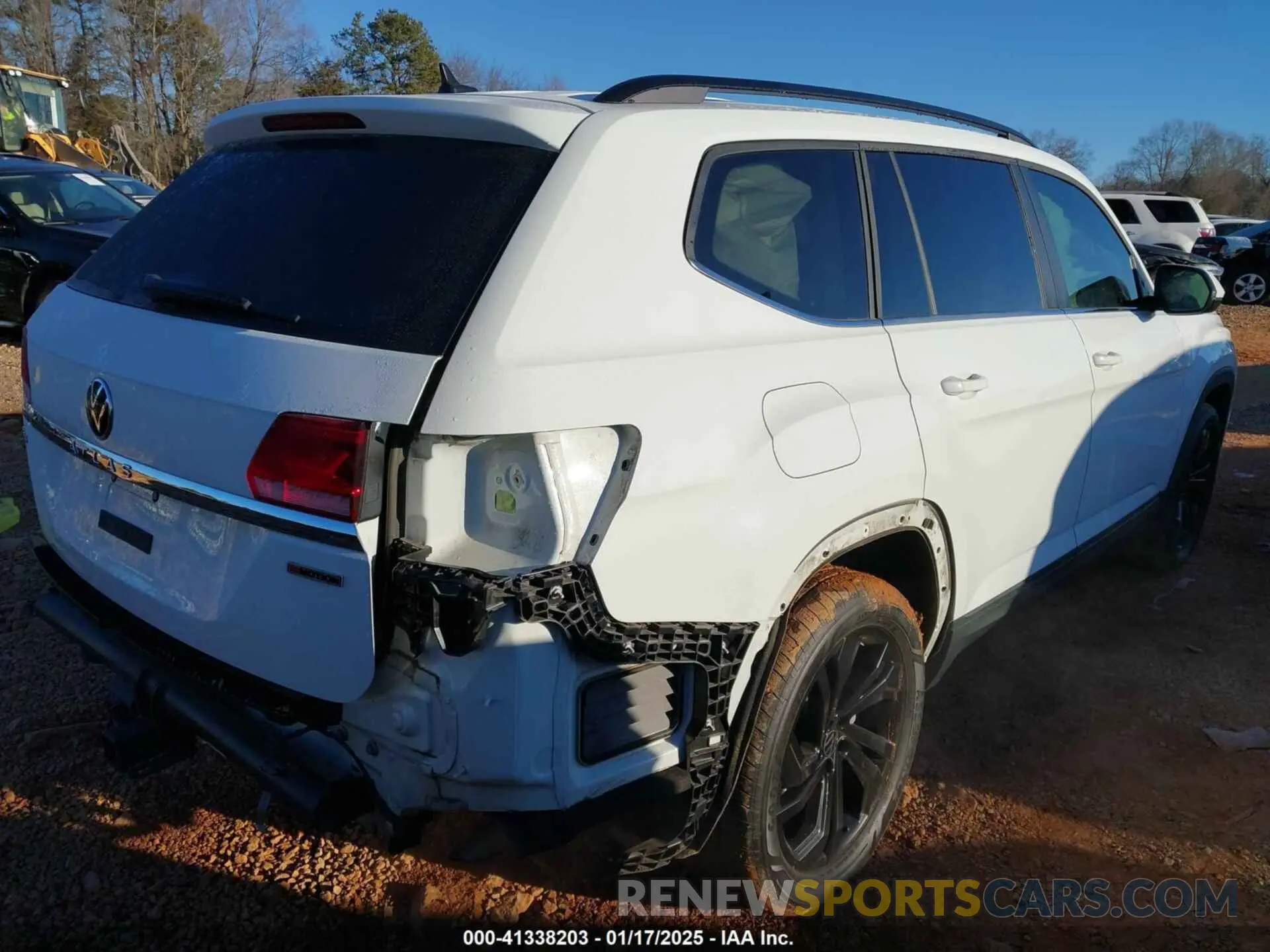 4 fotografías del automóvil dañado 1V2KR2CA2NC546401 VOLKSWAGEN ATLAS 2022