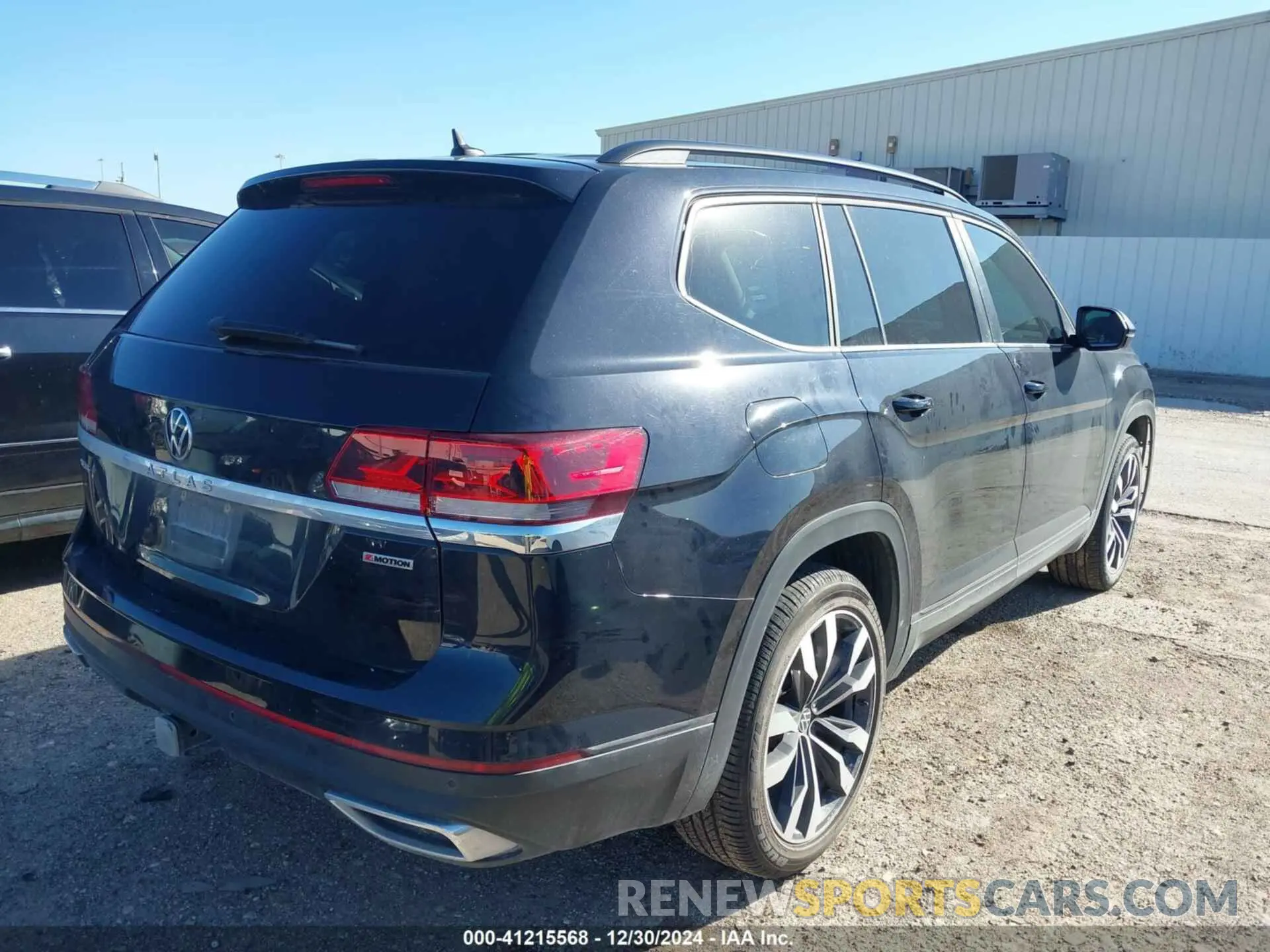 4 fotografías del automóvil dañado 1V2KR2CA4NC557772 VOLKSWAGEN ATLAS 2022