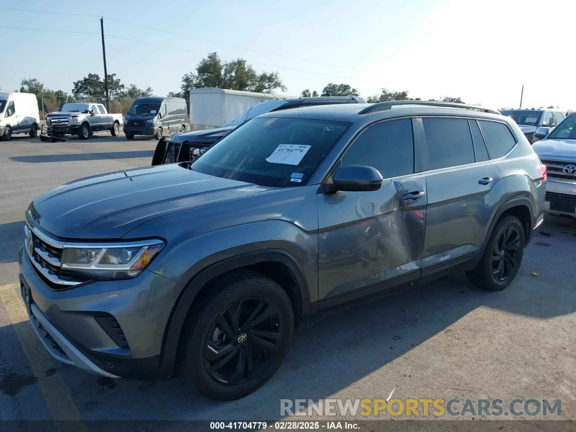 6 fotografías del automóvil dañado 1V2KR2CA5NC507639 VOLKSWAGEN ATLAS 2022