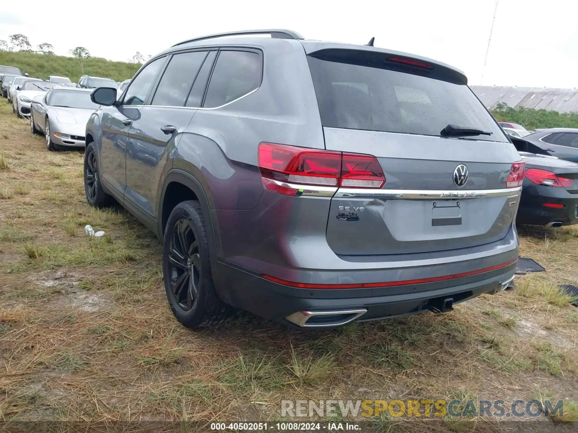 3 fotografías del automóvil dañado 1V2KR2CA5NC512646 VOLKSWAGEN ATLAS 2022