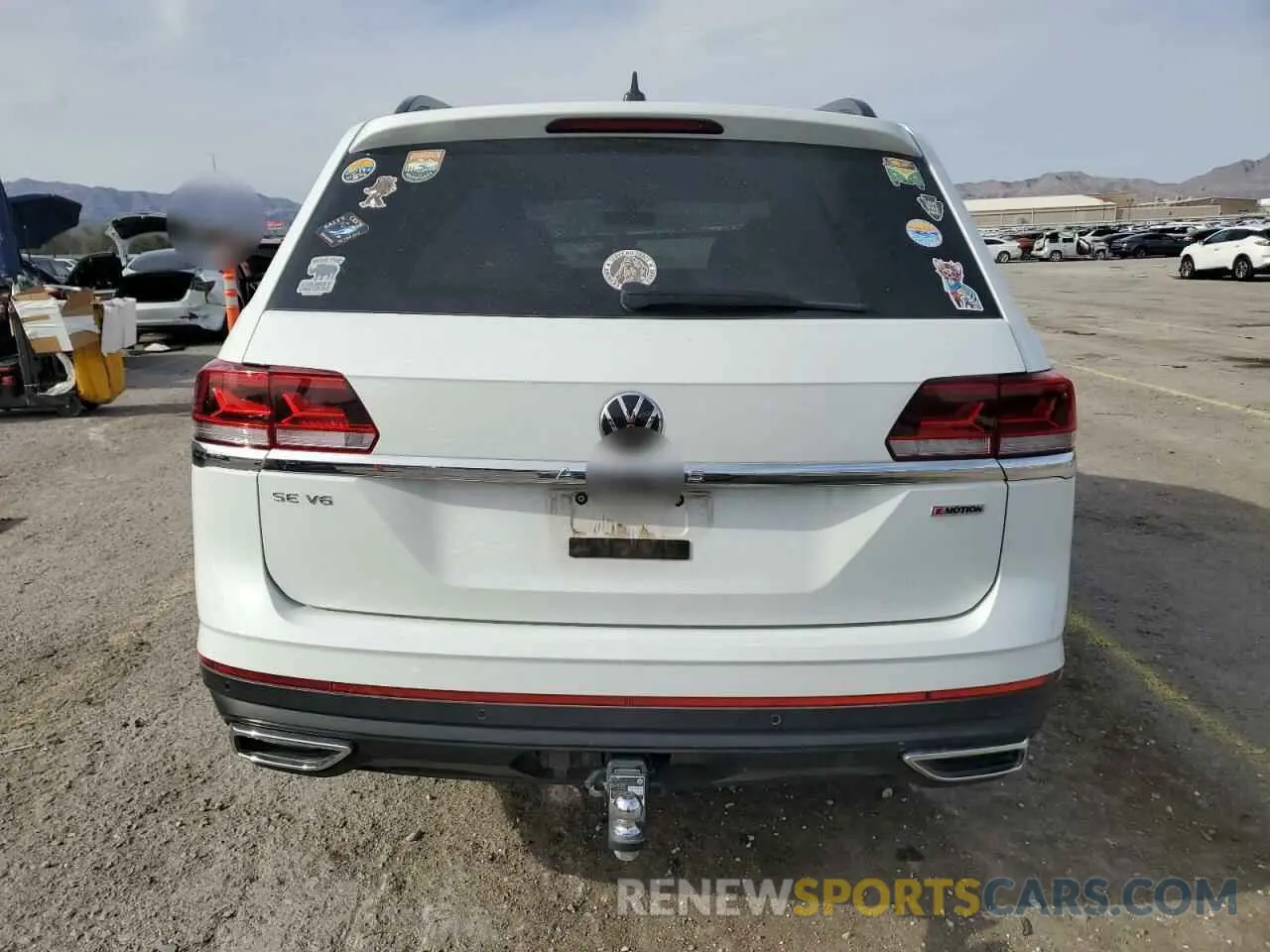 6 fotografías del automóvil dañado 1V2KR2CA8NC534267 VOLKSWAGEN ATLAS 2022