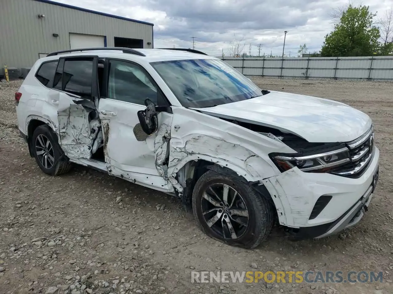 4 fotografías del automóvil dañado 1V2LP2CA7NC551670 VOLKSWAGEN ATLAS 2022