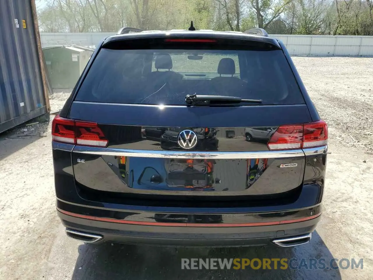 6 fotografías del automóvil dañado 1V2LP2CA8NC509167 VOLKSWAGEN ATLAS 2022