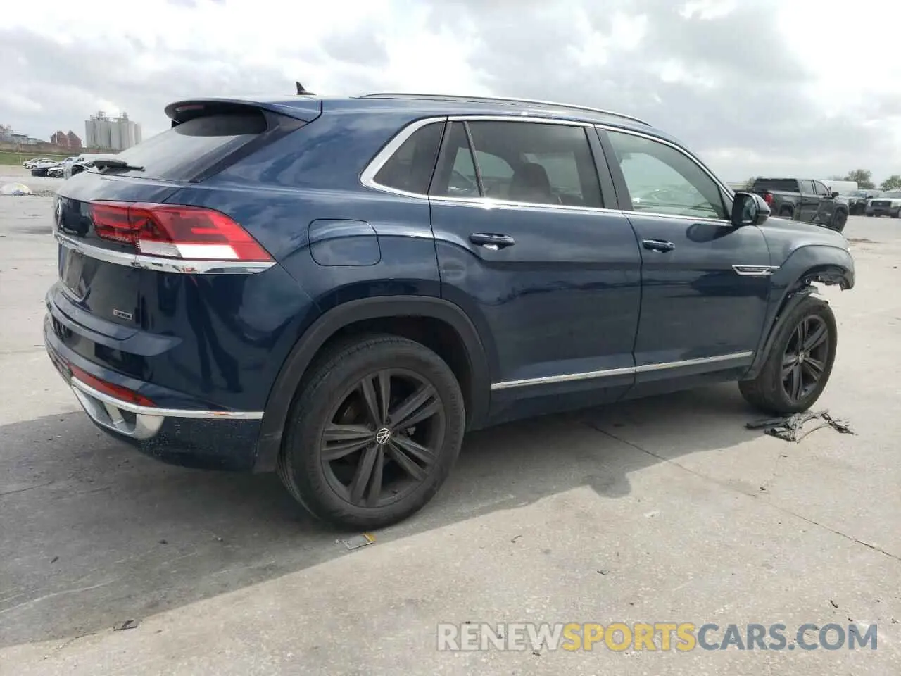 3 fotografías del automóvil dañado 1V2SE2CAXNC217098 VOLKSWAGEN ATLAS 2022