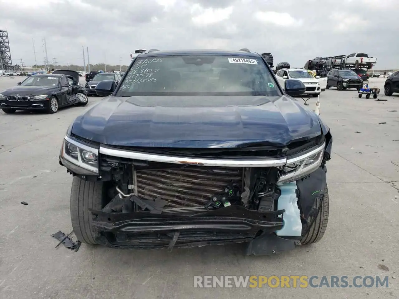 5 fotografías del automóvil dañado 1V2SE2CAXNC217098 VOLKSWAGEN ATLAS 2022