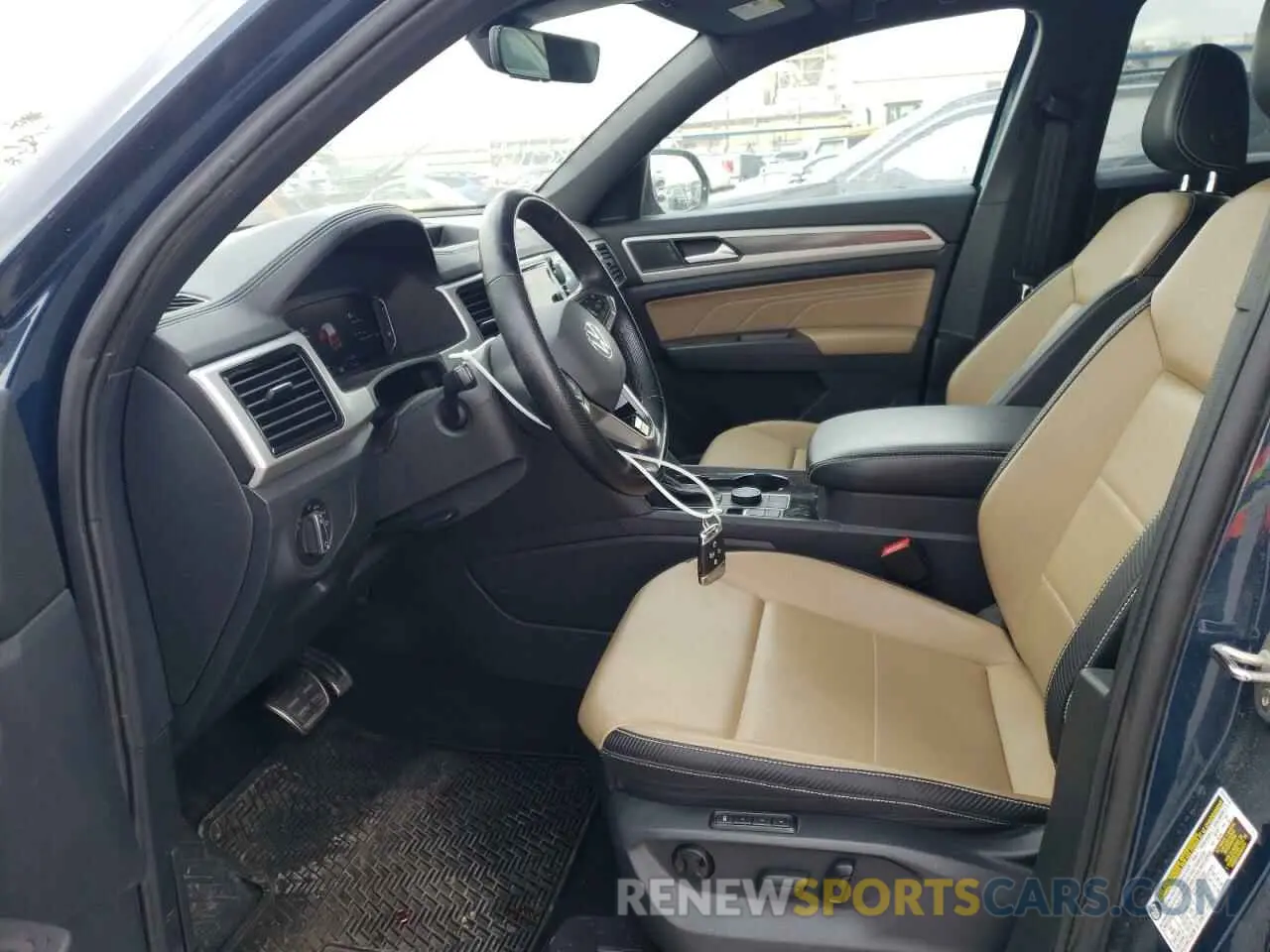 7 fotografías del automóvil dañado 1V2SE2CAXNC217098 VOLKSWAGEN ATLAS 2022