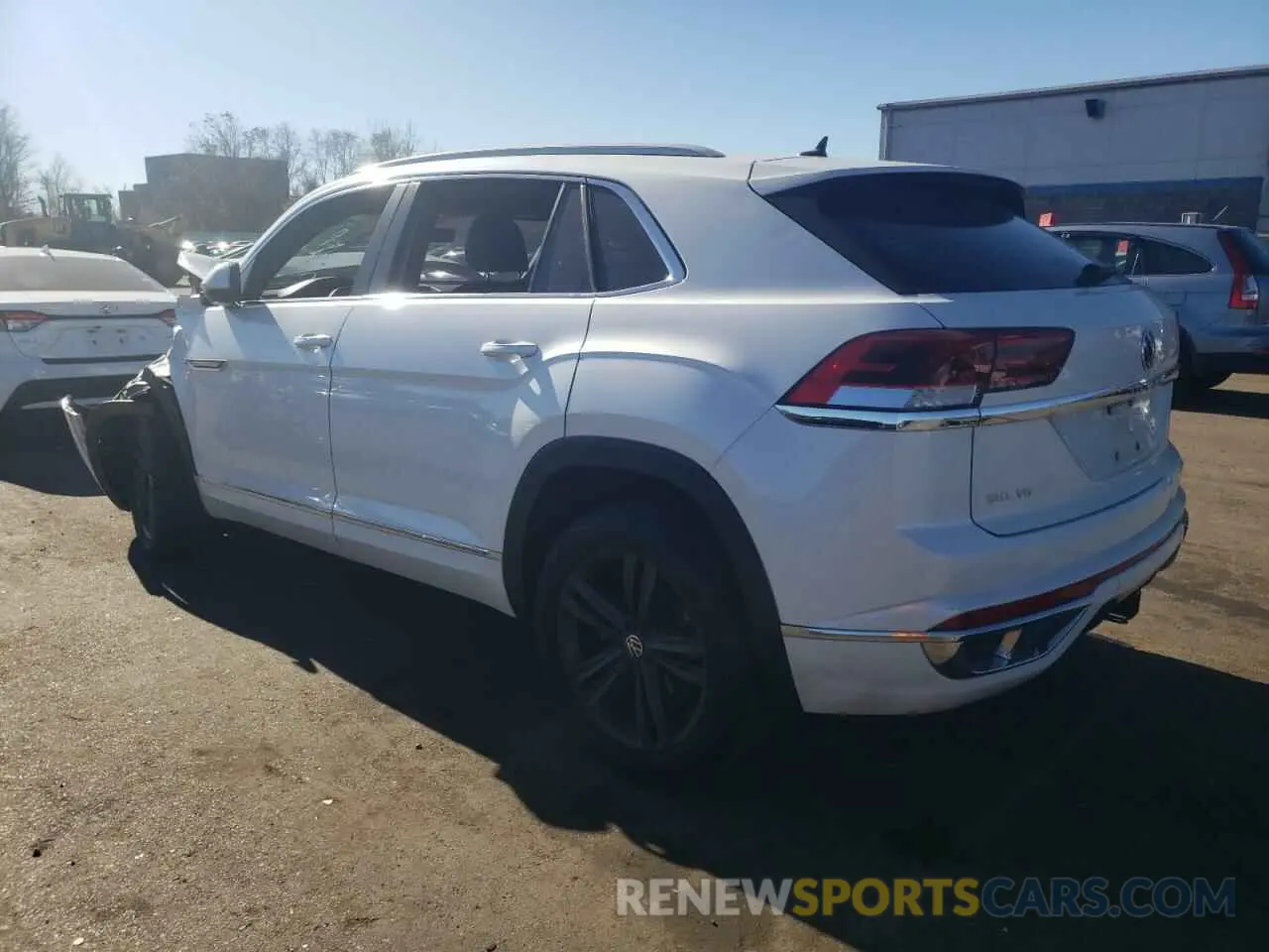 2 fotografías del automóvil dañado 1V2SE2CAXNC222396 VOLKSWAGEN ATLAS 2022