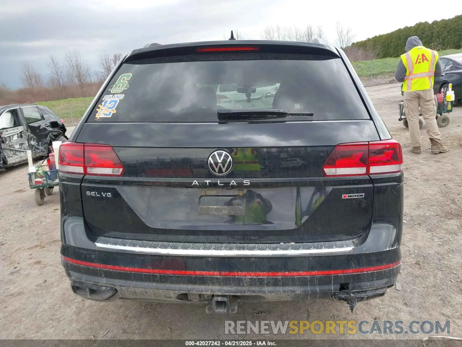 16 fotografías del automóvil dañado 1V2SR2CA6NC563587 VOLKSWAGEN ATLAS 2022