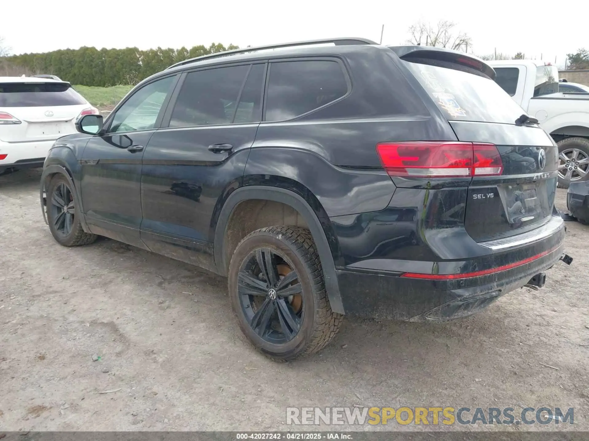 3 fotografías del automóvil dañado 1V2SR2CA6NC563587 VOLKSWAGEN ATLAS 2022