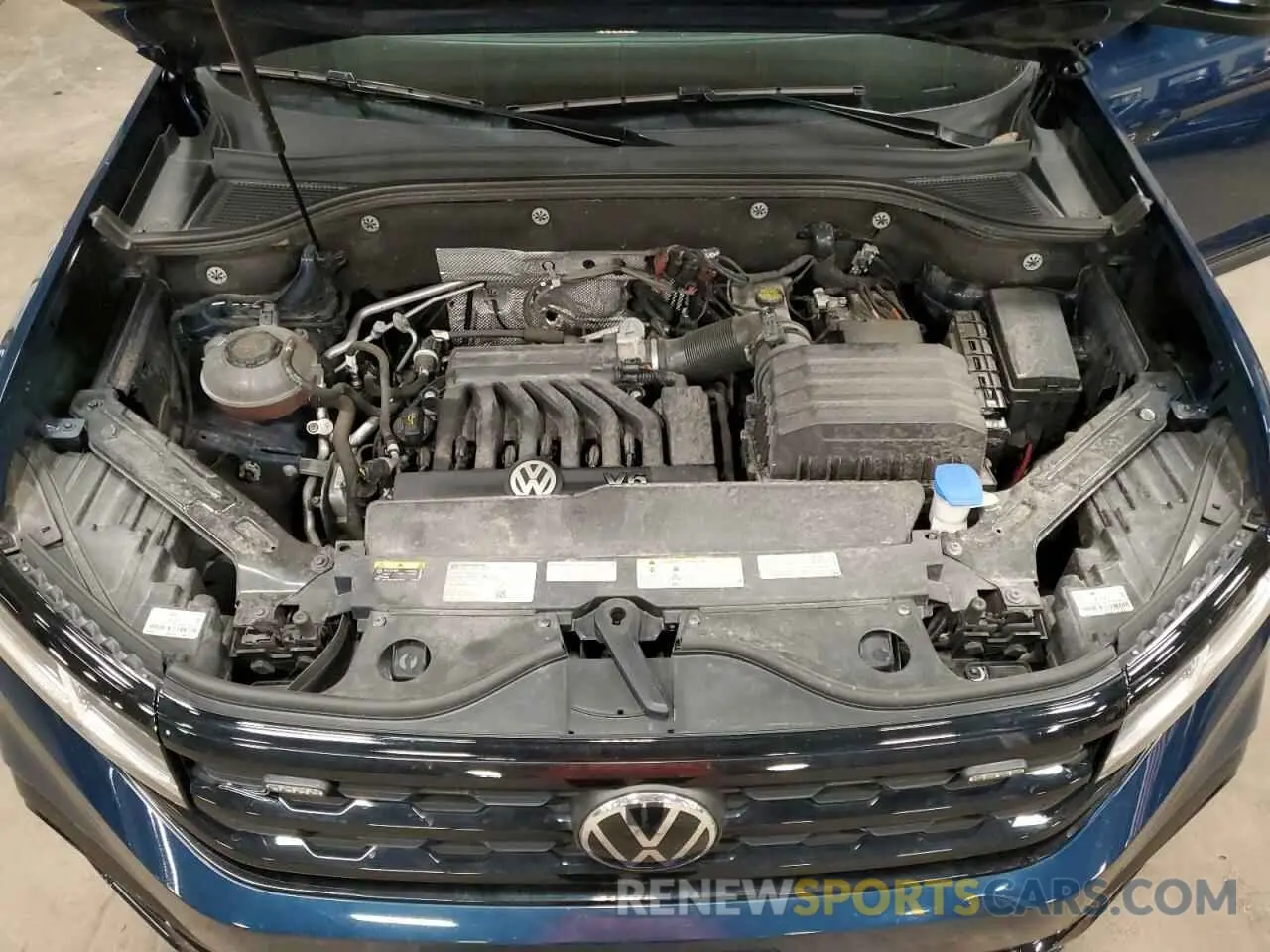 12 fotografías del automóvil dañado 1V2SR2CA9NC559159 VOLKSWAGEN ATLAS 2022