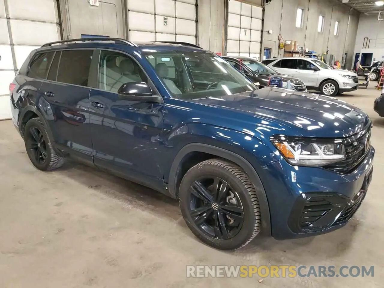 4 fotografías del automóvil dañado 1V2SR2CA9NC559159 VOLKSWAGEN ATLAS 2022