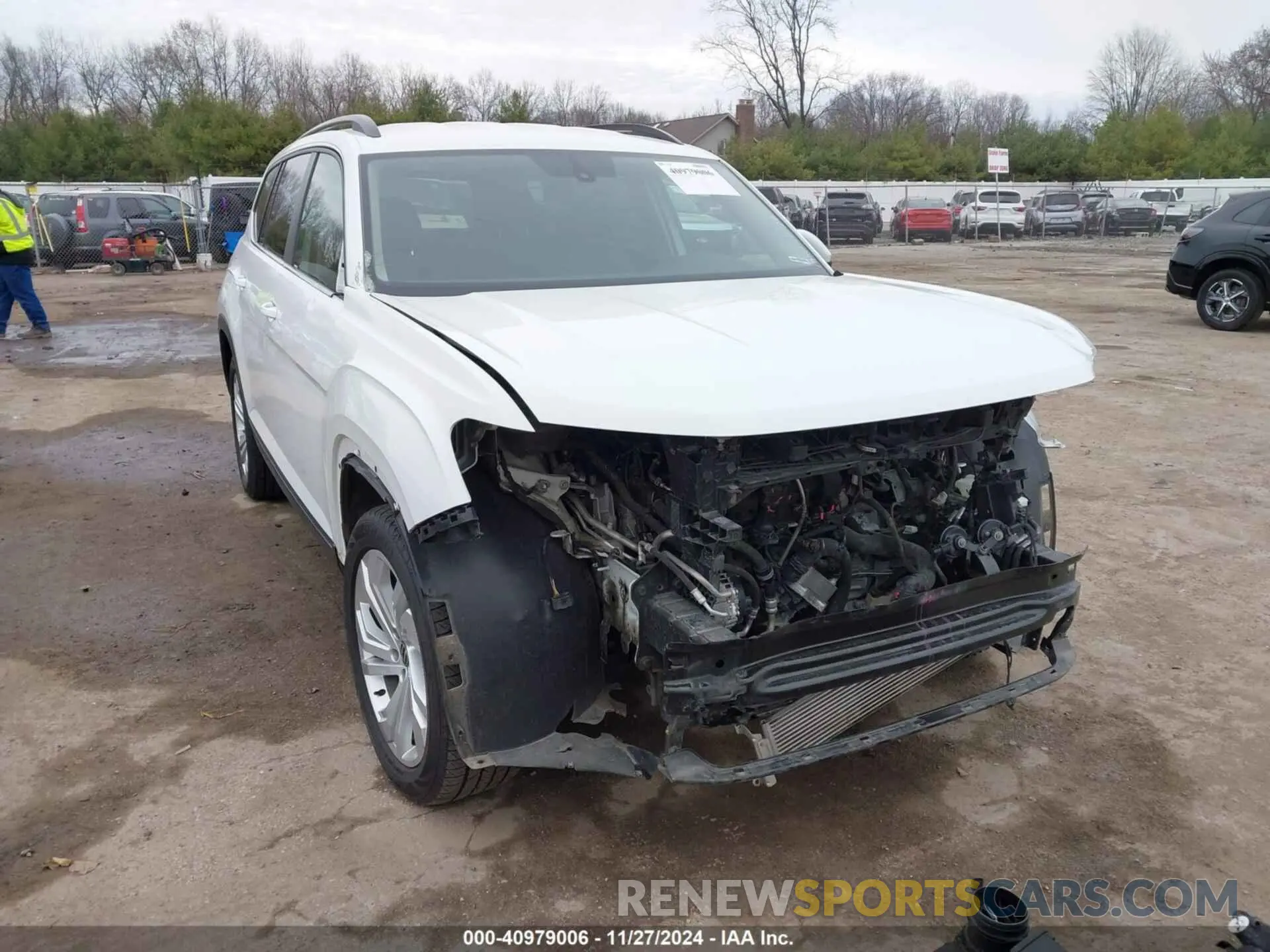 1 fotografías del automóvil dañado 1V2WR2CA9NC527619 VOLKSWAGEN ATLAS 2022