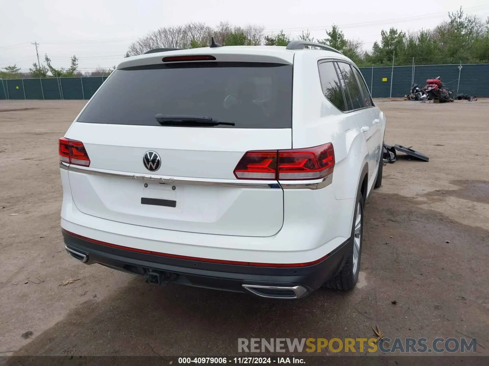 4 fotografías del automóvil dañado 1V2WR2CA9NC527619 VOLKSWAGEN ATLAS 2022
