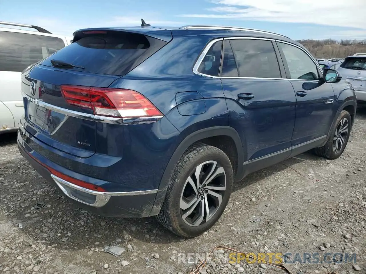 3 fotografías del automóvil dañado 1V2BC2CA5PC212416 VOLKSWAGEN ATLAS 2023