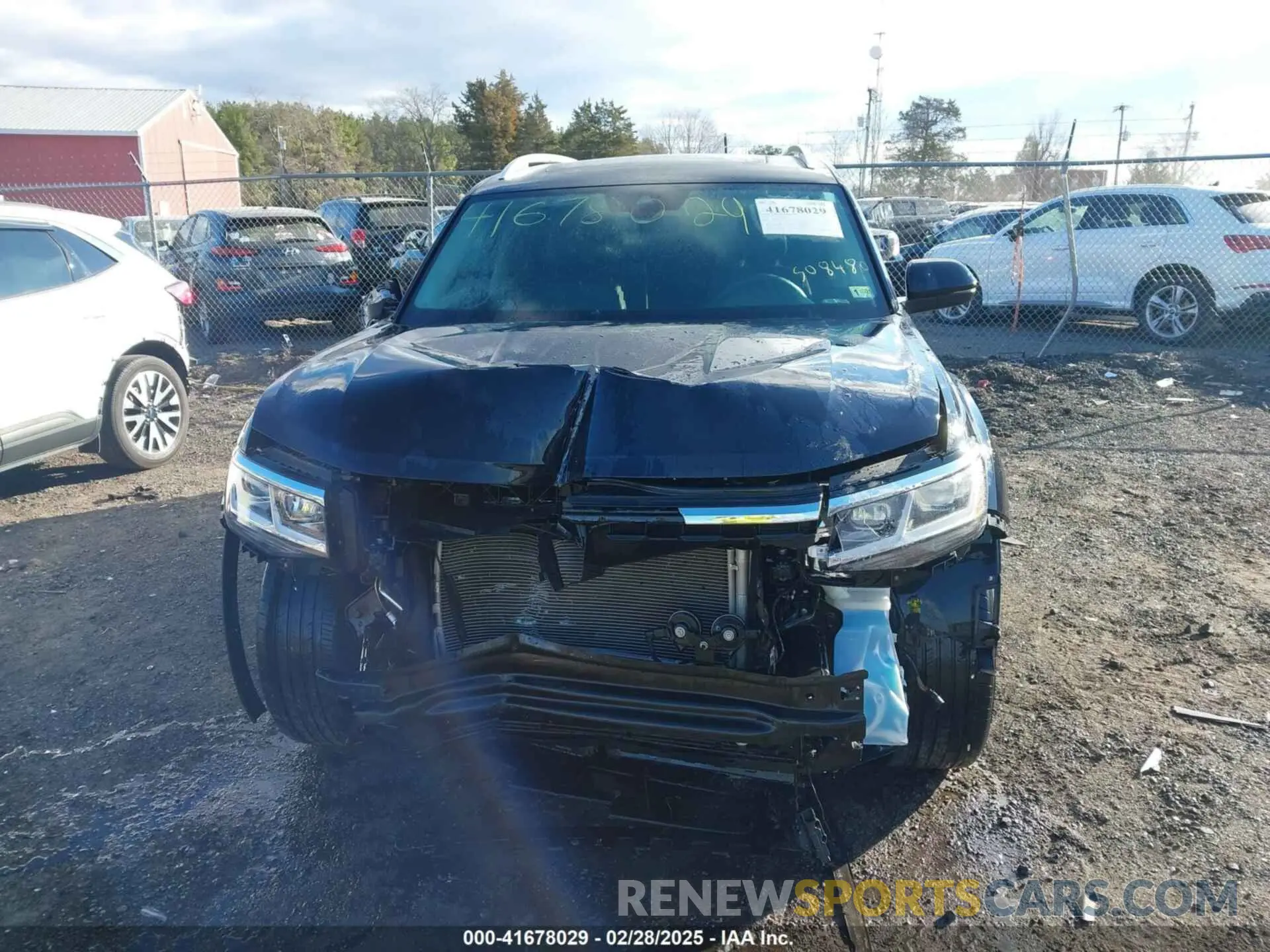 12 fotografías del automóvil dañado 1V2BP2CA9PC508480 VOLKSWAGEN ATLAS 2023