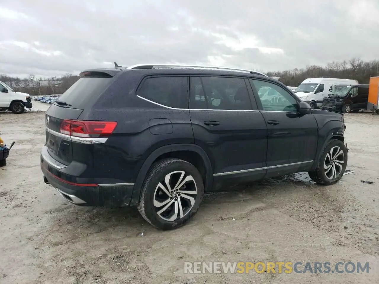 3 fotografías del automóvil dañado 1V2BR2CA2PC553643 VOLKSWAGEN ATLAS 2023