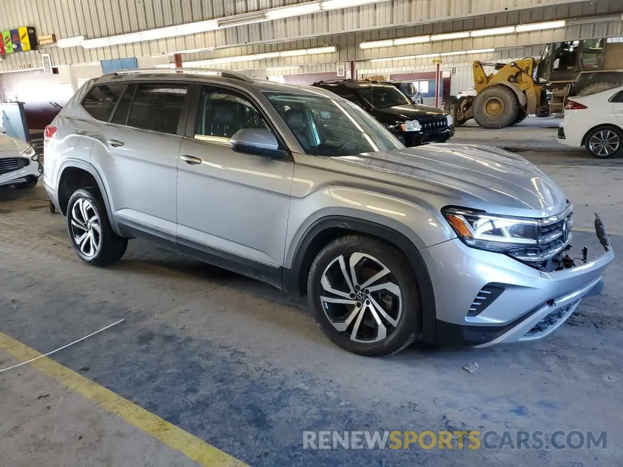 4 fotografías del automóvil dañado 1V2BR2CA4PC529988 VOLKSWAGEN ATLAS 2023