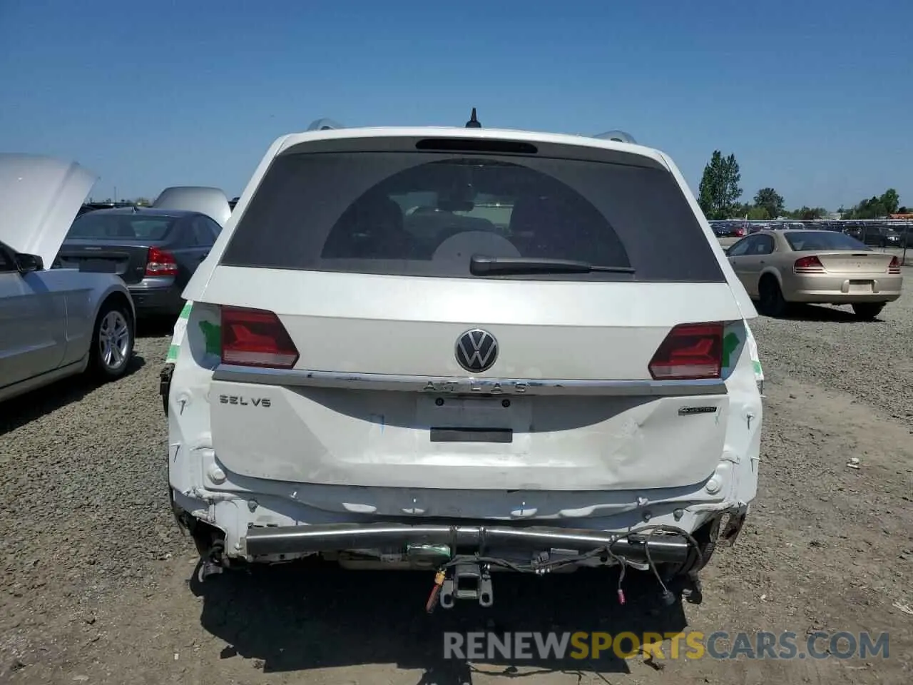 6 fotografías del automóvil dañado 1V2BR2CA6PC555170 VOLKSWAGEN ATLAS 2023