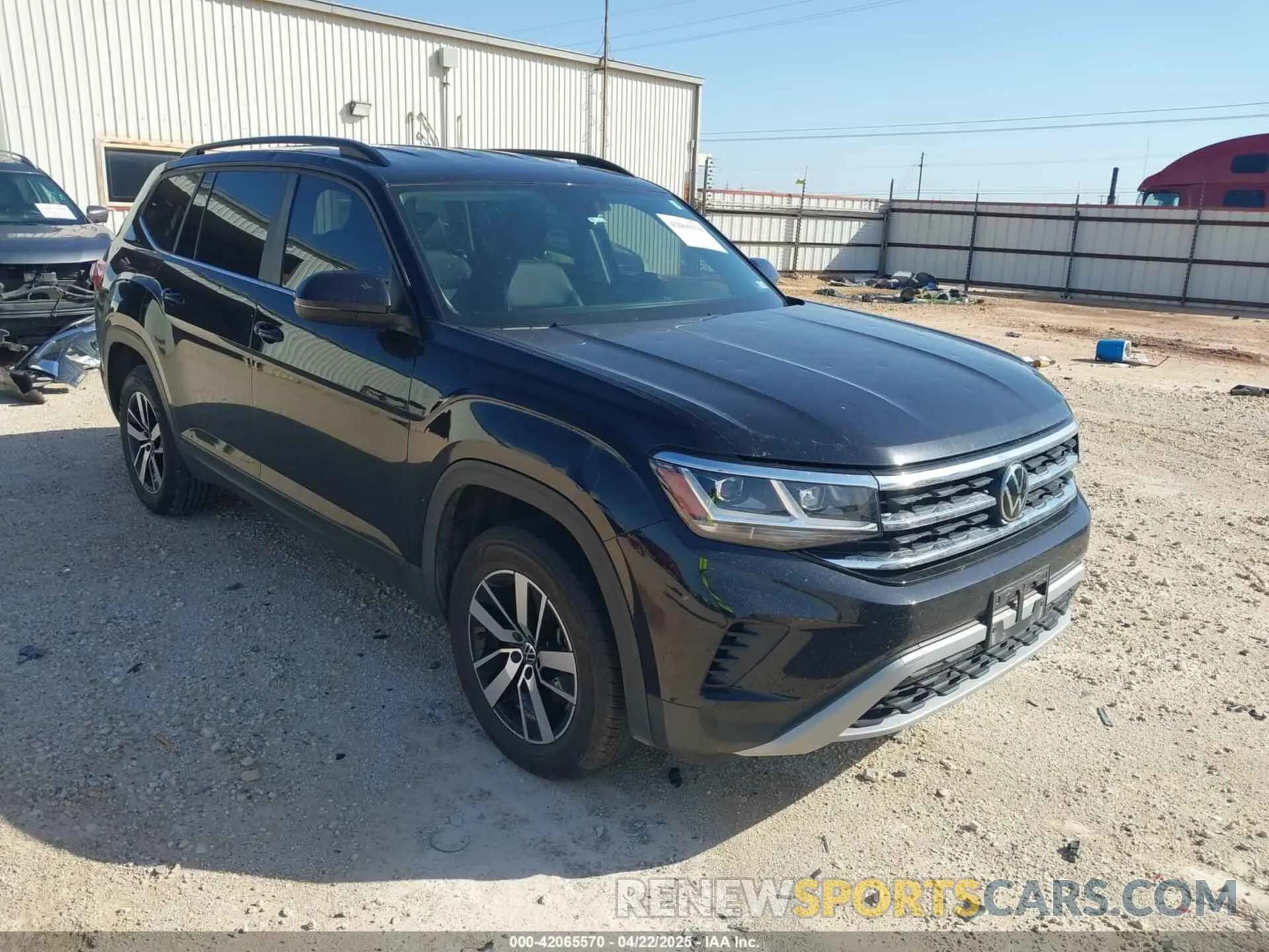 1 fotografías del automóvil dañado 1V2DP2CAXPC553601 VOLKSWAGEN ATLAS 2023