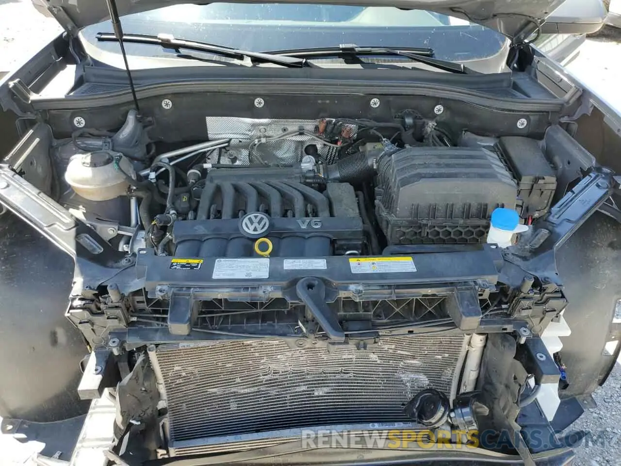 12 fotografías del automóvil dañado 1V2FE2CA2PC207606 VOLKSWAGEN ATLAS 2023
