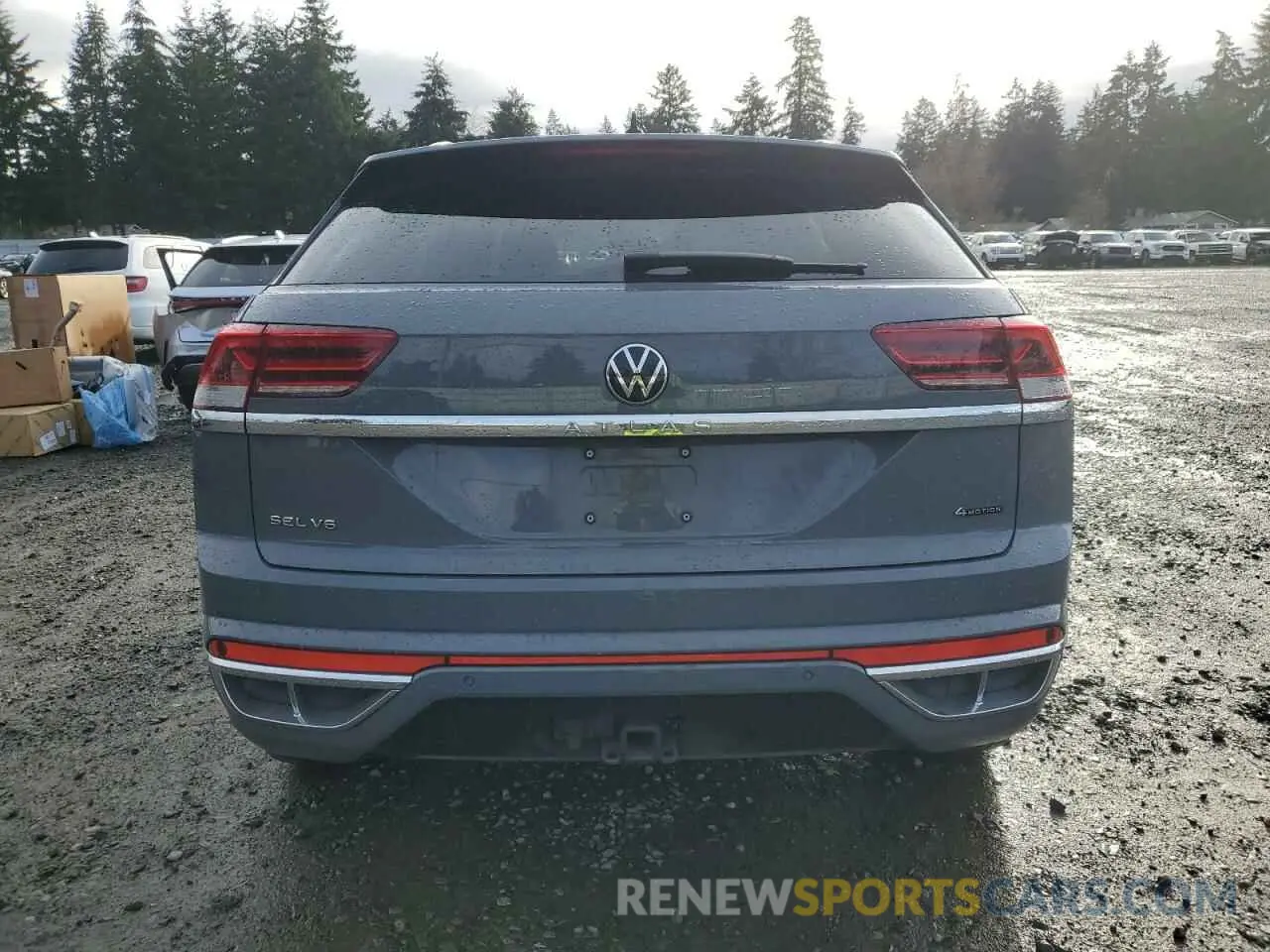 6 fotografías del automóvil dañado 1V2FE2CA6PC201226 VOLKSWAGEN ATLAS 2023