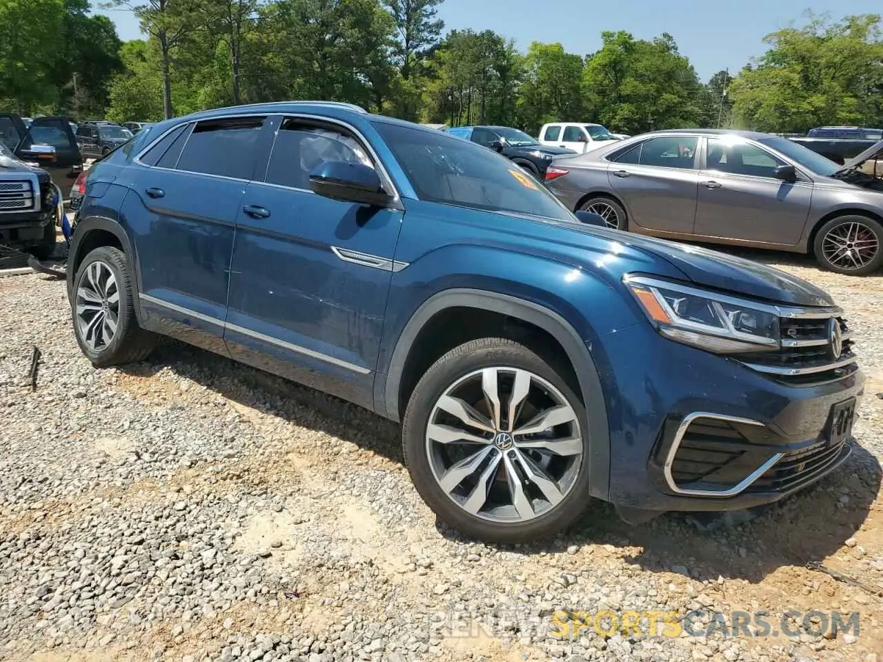 4 fotografías del automóvil dañado 1V2FE2CA9PC216805 VOLKSWAGEN ATLAS 2023