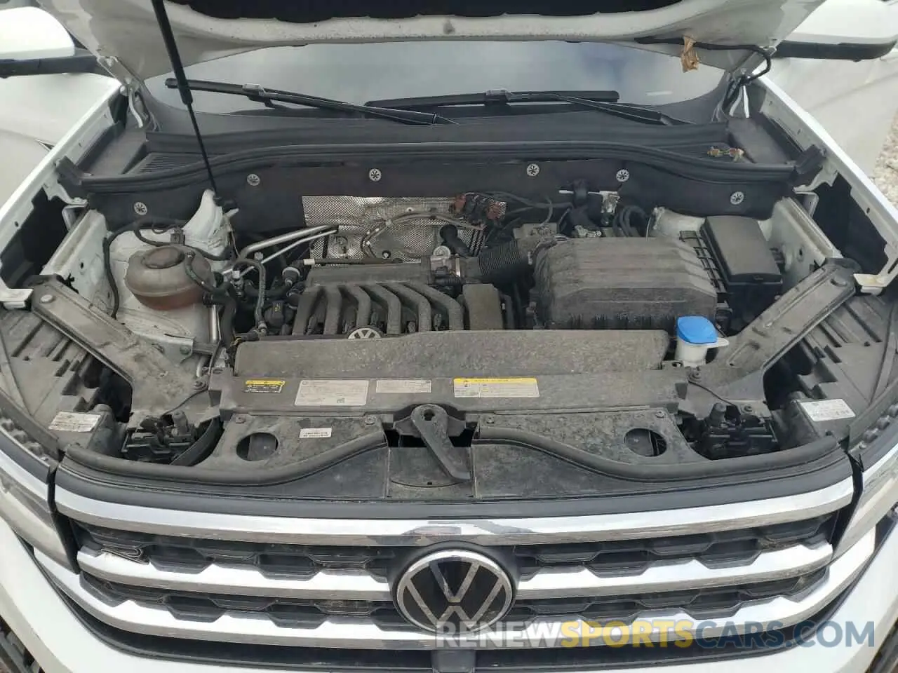 11 fotografías del automóvil dañado 1V2FE2CAXPC200869 VOLKSWAGEN ATLAS 2023