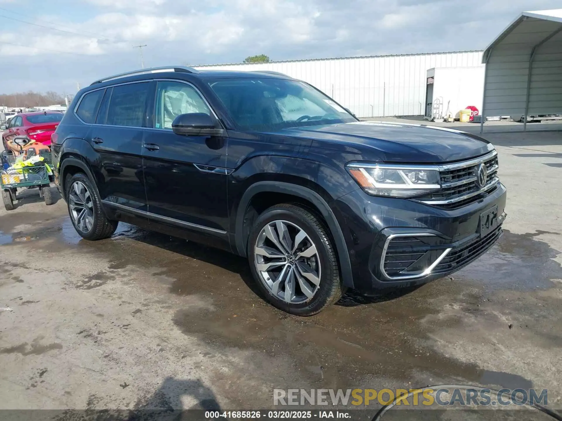 1 fotografías del automóvil dañado 1V2FR2CA2PC557077 VOLKSWAGEN ATLAS 2023