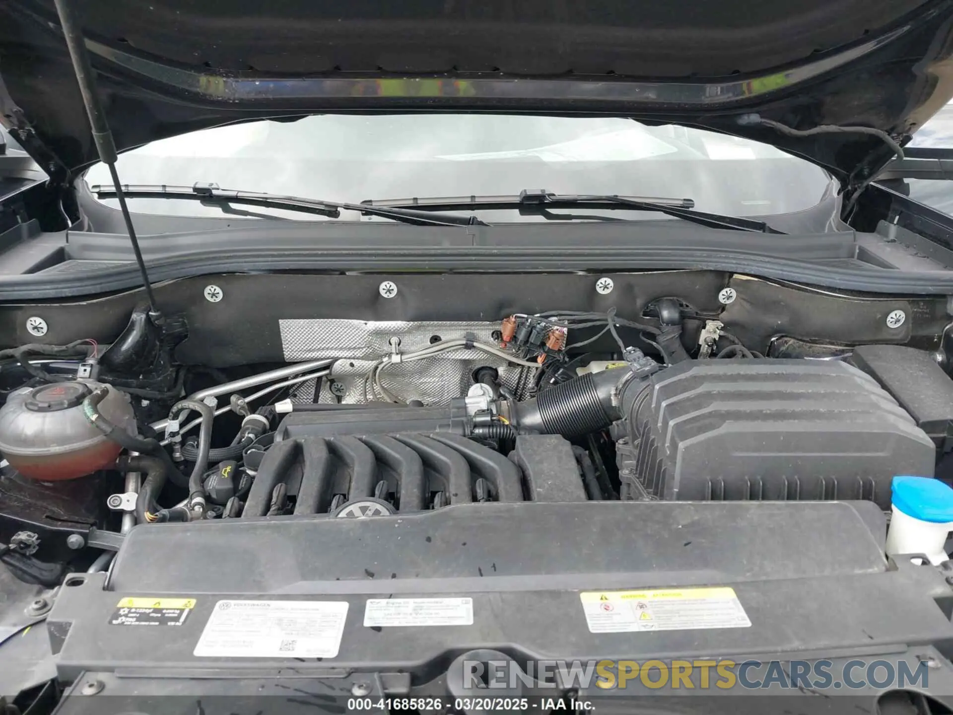10 fotografías del automóvil dañado 1V2FR2CA2PC557077 VOLKSWAGEN ATLAS 2023