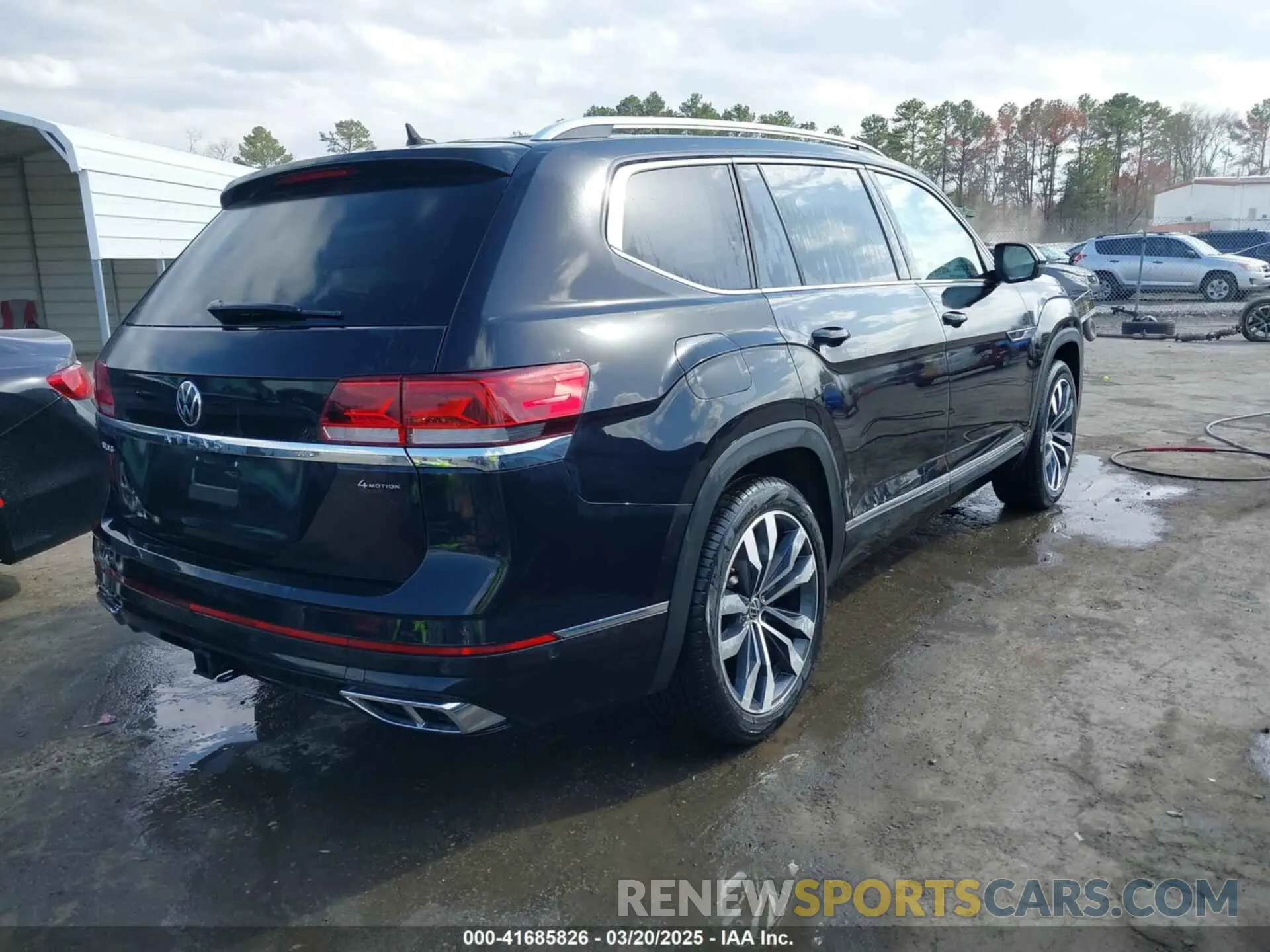 4 fotografías del automóvil dañado 1V2FR2CA2PC557077 VOLKSWAGEN ATLAS 2023
