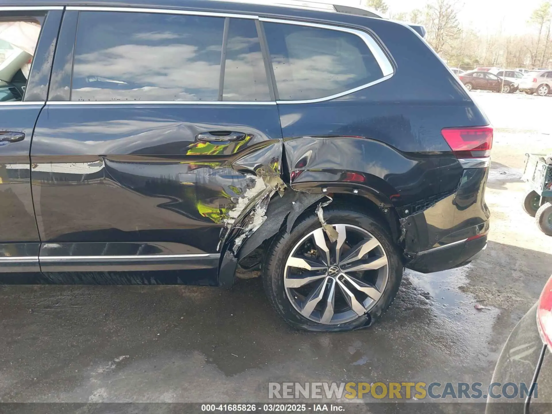 6 fotografías del automóvil dañado 1V2FR2CA2PC557077 VOLKSWAGEN ATLAS 2023