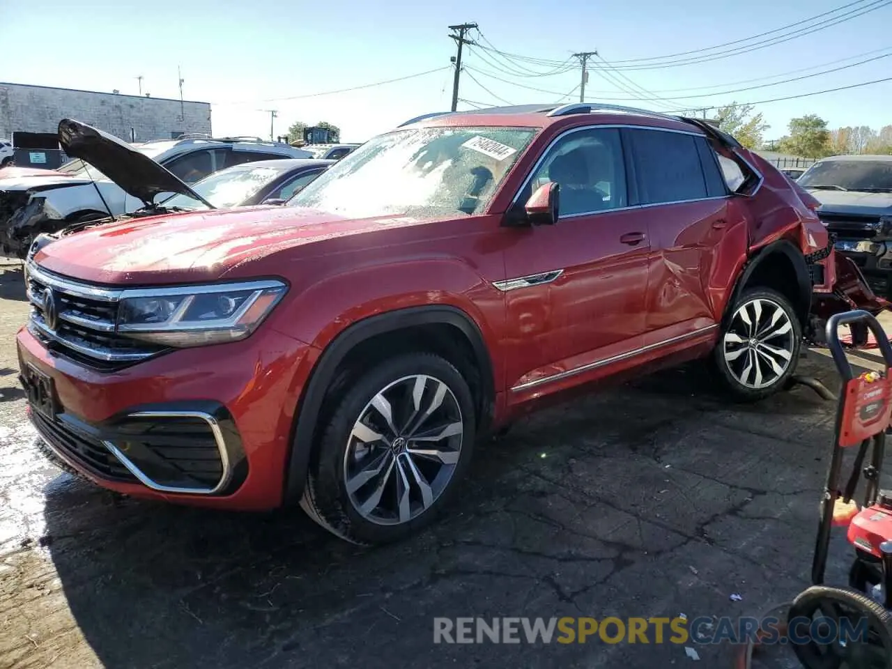 1 fotografías del automóvil dañado 1V2FR2CA7PC512961 VOLKSWAGEN ATLAS 2023