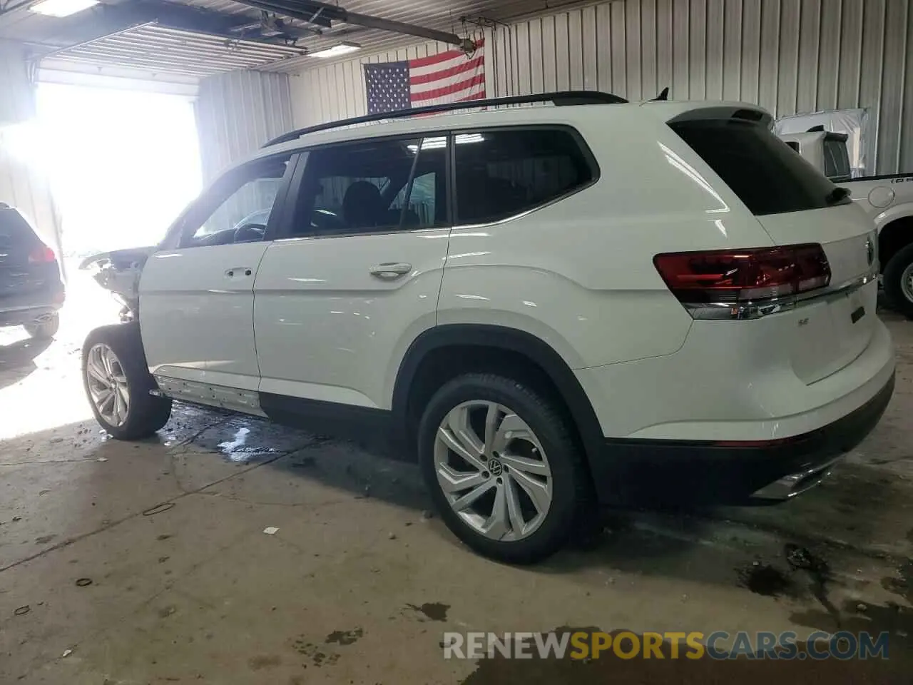 2 fotografías del automóvil dañado 1V2HP2CA8PC528004 VOLKSWAGEN ATLAS 2023