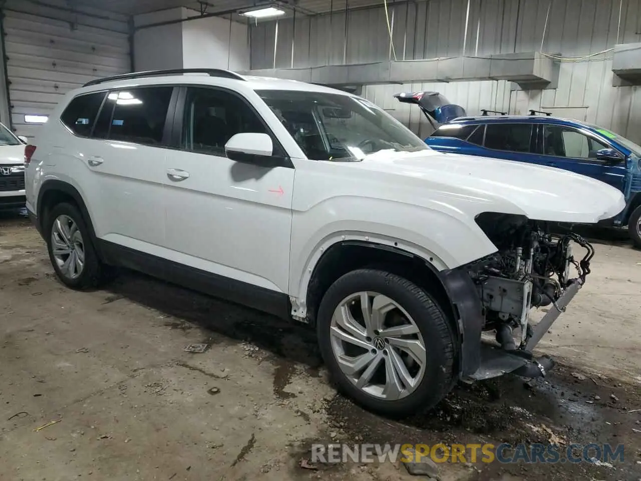 4 fotografías del automóvil dañado 1V2HP2CA8PC528004 VOLKSWAGEN ATLAS 2023