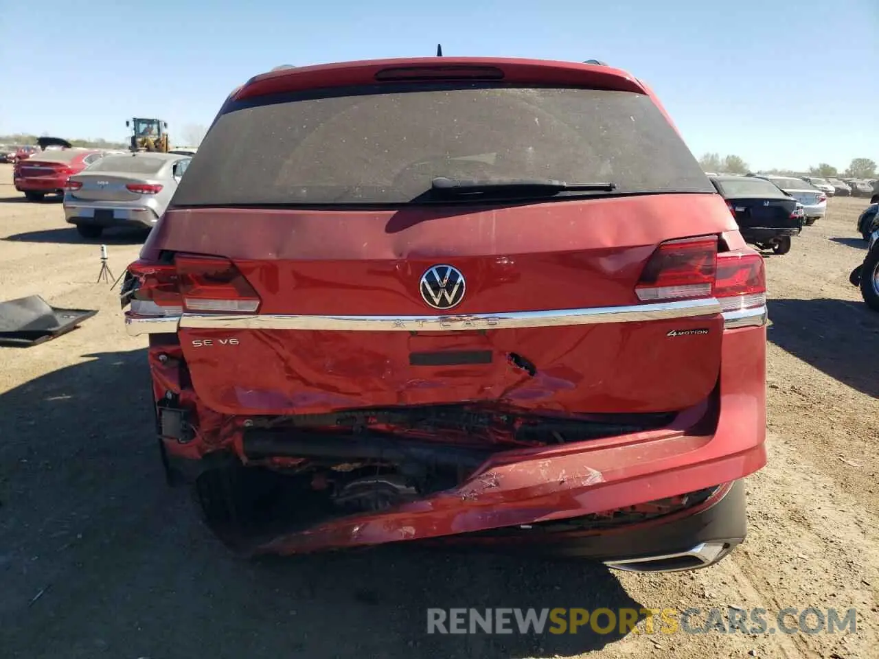 6 fotografías del automóvil dañado 1V2HR2CA9PC511397 VOLKSWAGEN ATLAS 2023