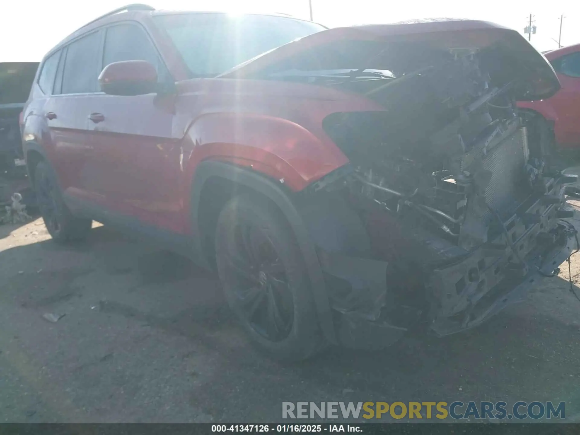 1 fotografías del automóvil dañado 1V2JR2CA0PC538697 VOLKSWAGEN ATLAS 2023