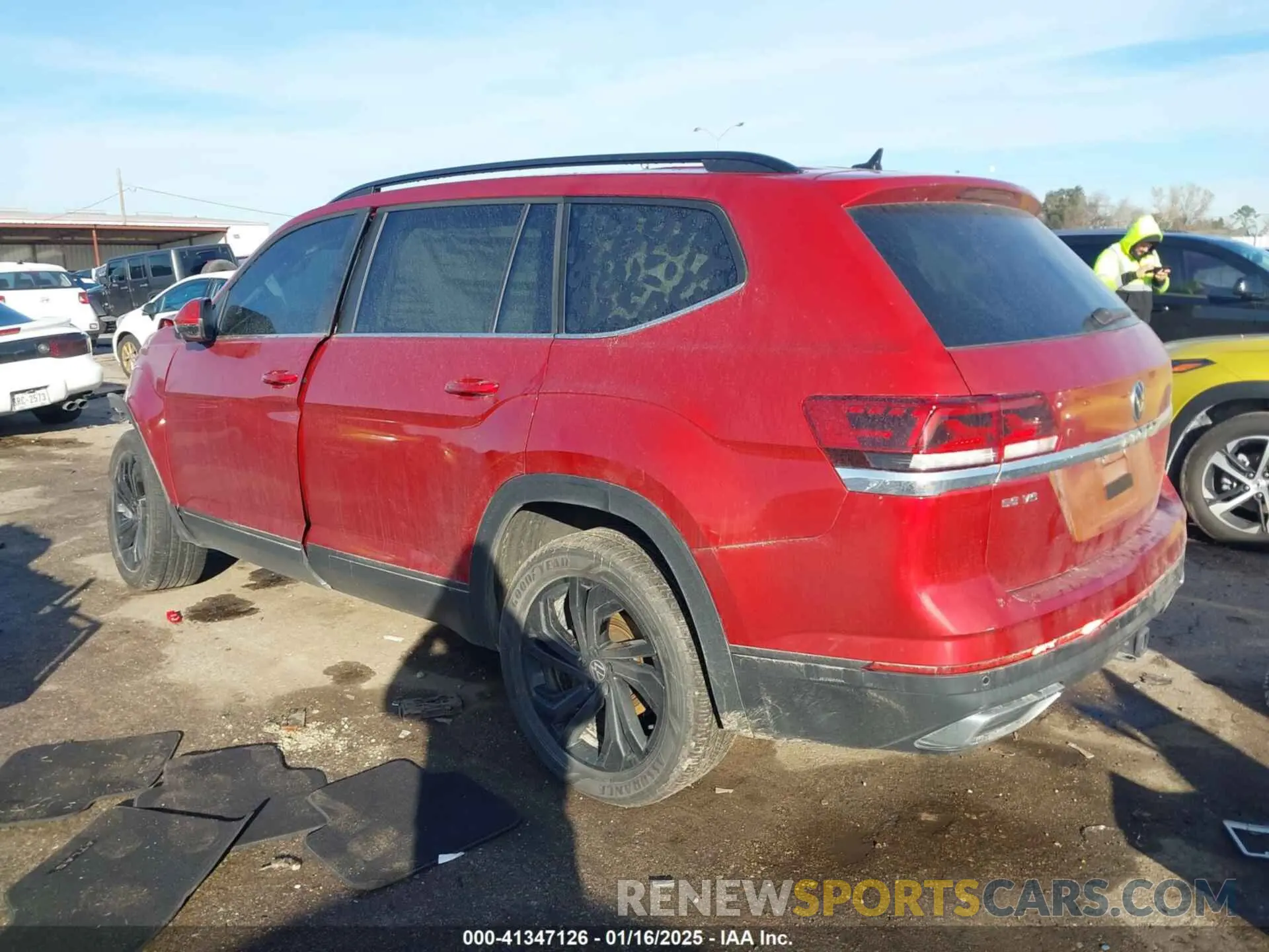 3 fotografías del automóvil dañado 1V2JR2CA0PC538697 VOLKSWAGEN ATLAS 2023