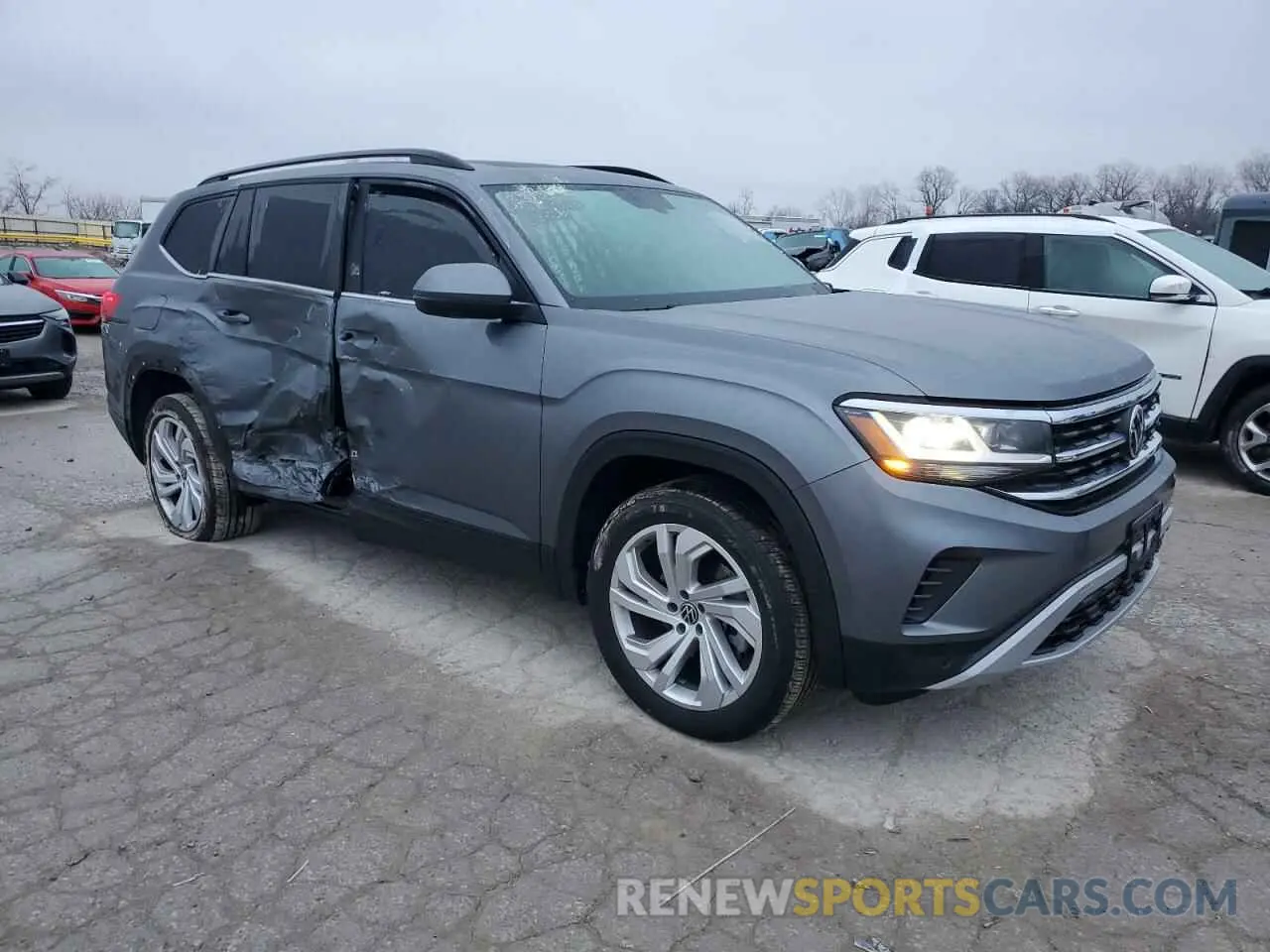 4 fotografías del automóvil dañado 1V2JR2CA4PC537049 VOLKSWAGEN ATLAS 2023