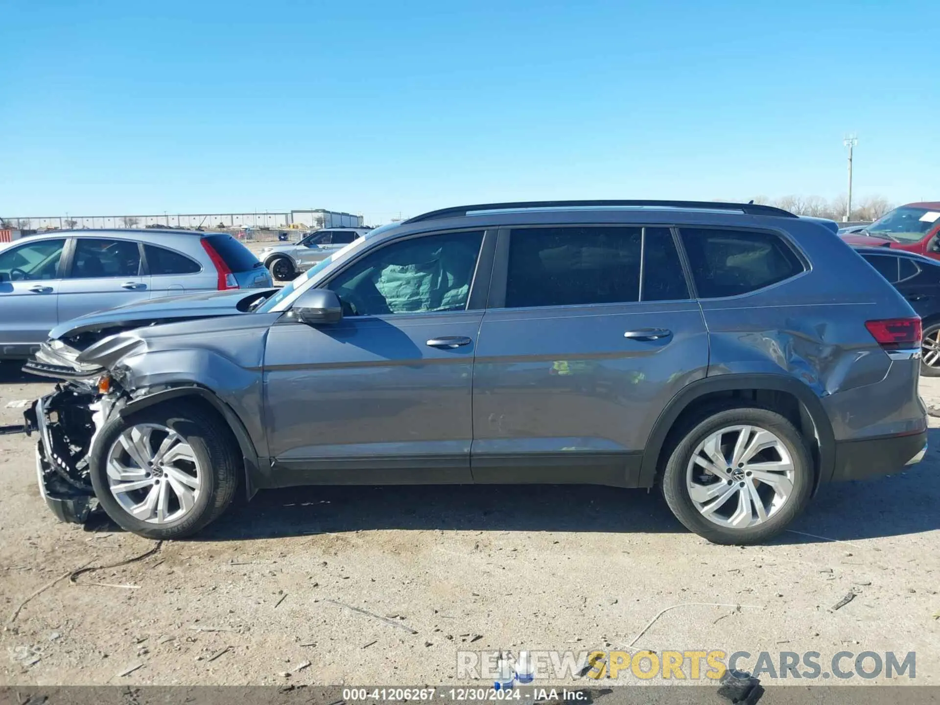 14 fotografías del automóvil dañado 1V2JR2CA4PC538749 VOLKSWAGEN ATLAS 2023