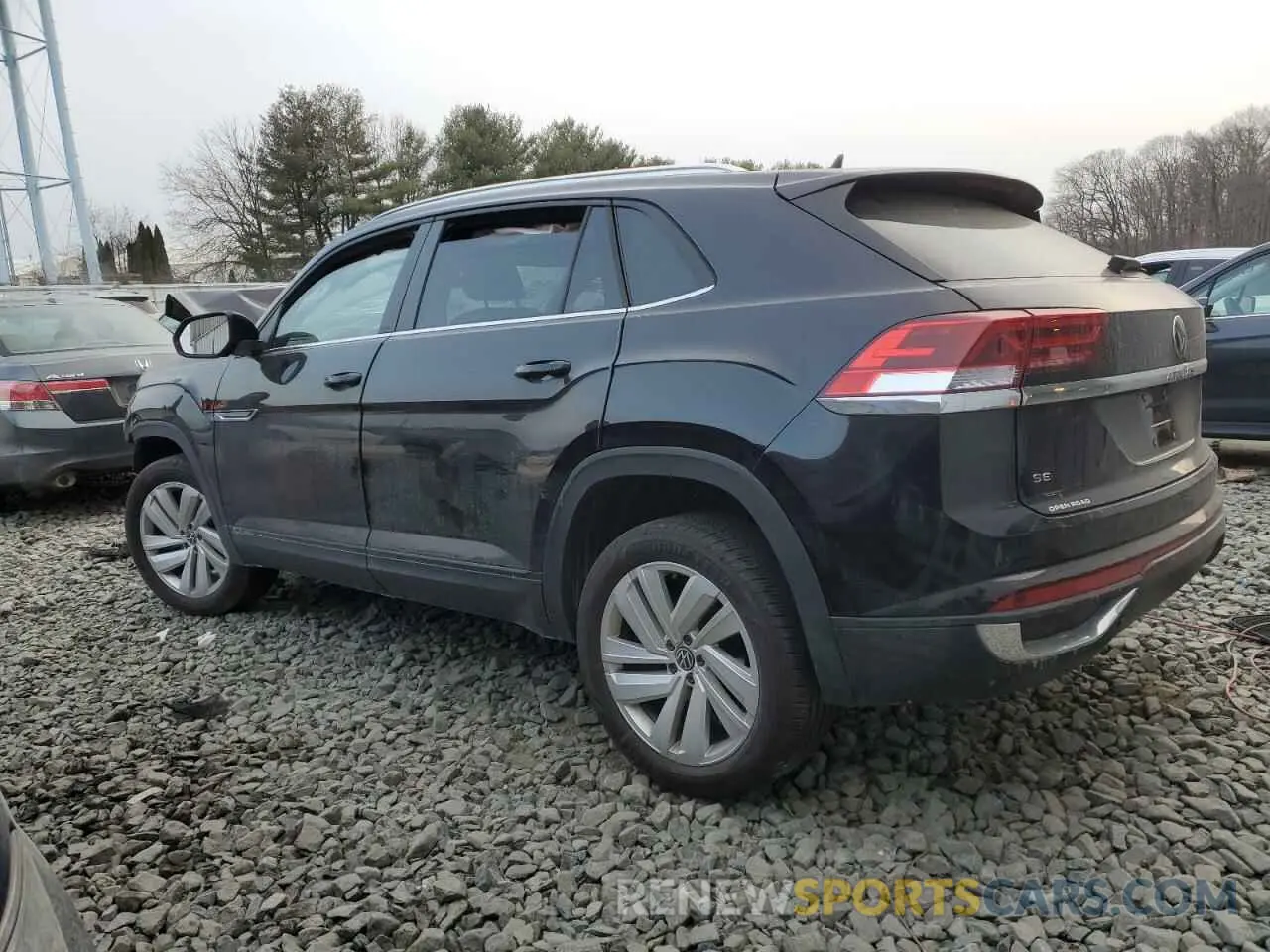 2 fotografías del automóvil dañado 1V2KC2CA7PC220811 VOLKSWAGEN ATLAS 2023