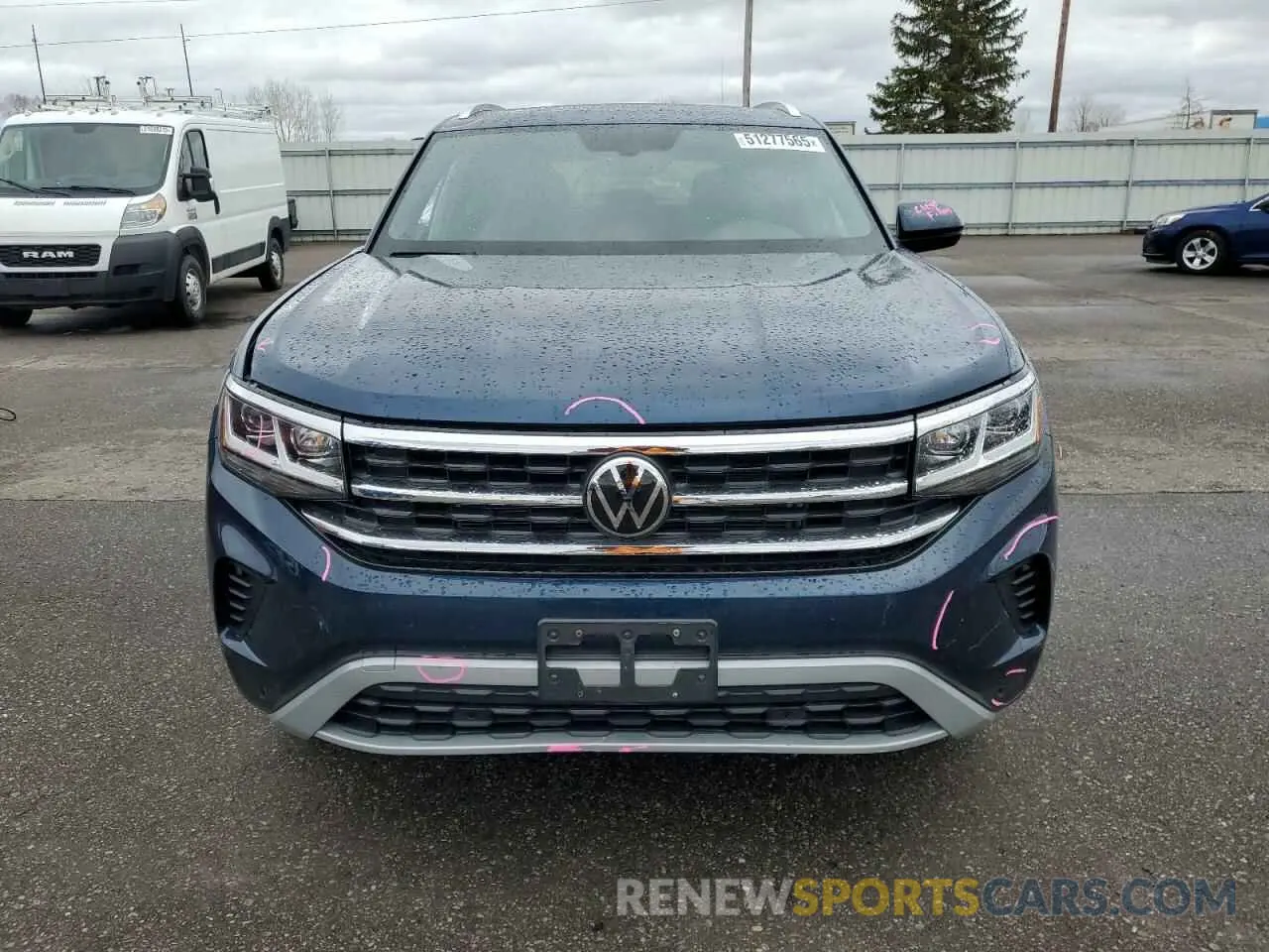 5 fotografías del automóvil dañado 1V2KE2CA1PC224413 VOLKSWAGEN ATLAS 2023