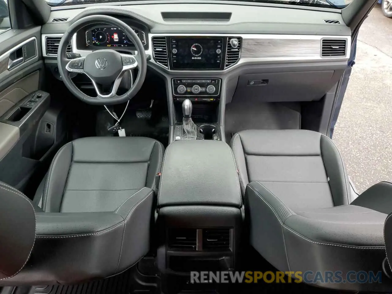 8 fotografías del automóvil dañado 1V2KE2CA1PC224413 VOLKSWAGEN ATLAS 2023