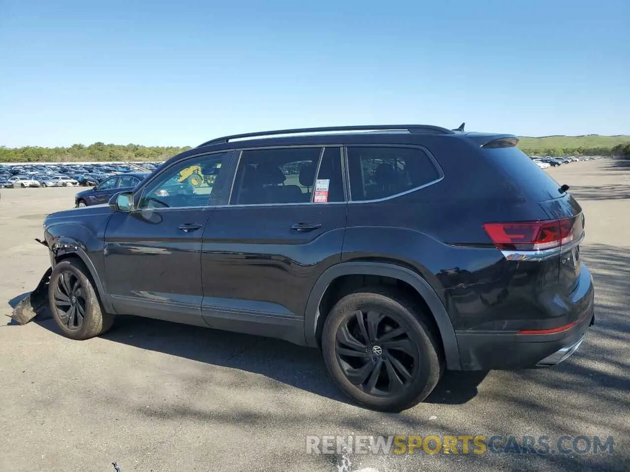 2 fotografías del automóvil dañado 1V2KR2CA3PC521929 VOLKSWAGEN ATLAS 2023