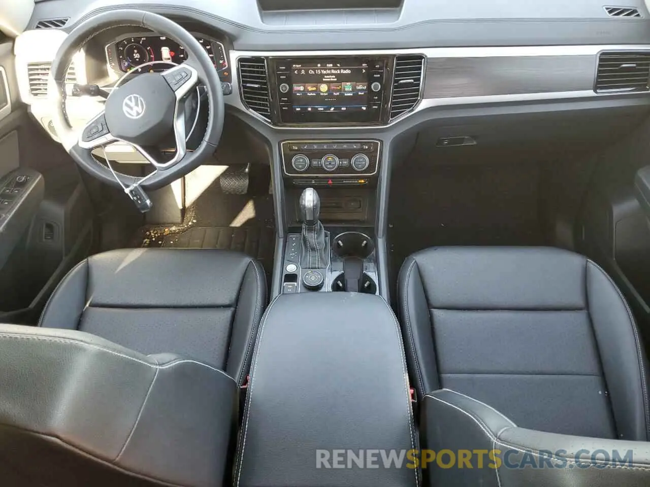 8 fotografías del automóvil dañado 1V2KR2CA3PC521929 VOLKSWAGEN ATLAS 2023
