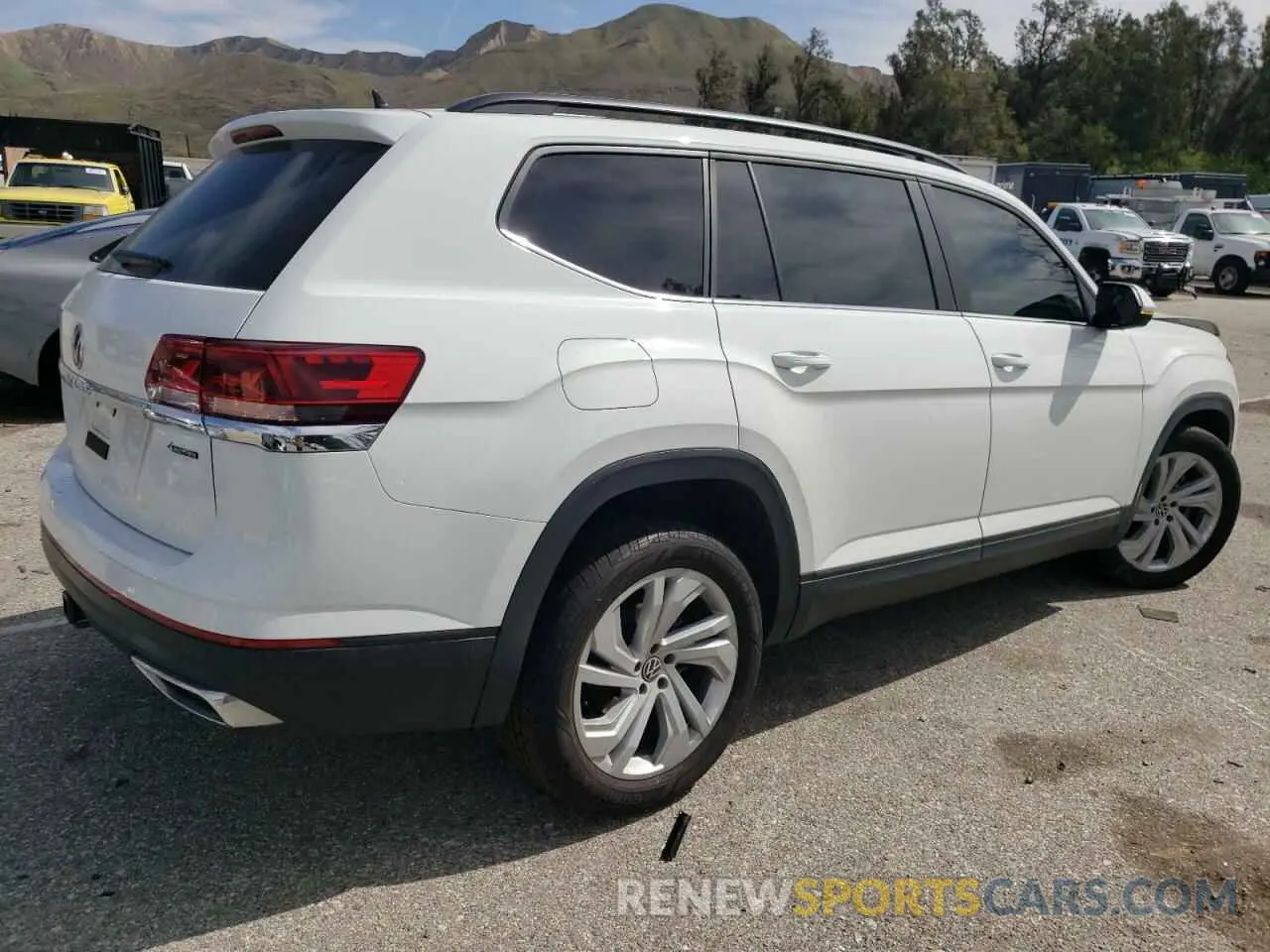 3 fotografías del automóvil dañado 1V2KR2CAXPC526268 VOLKSWAGEN ATLAS 2023