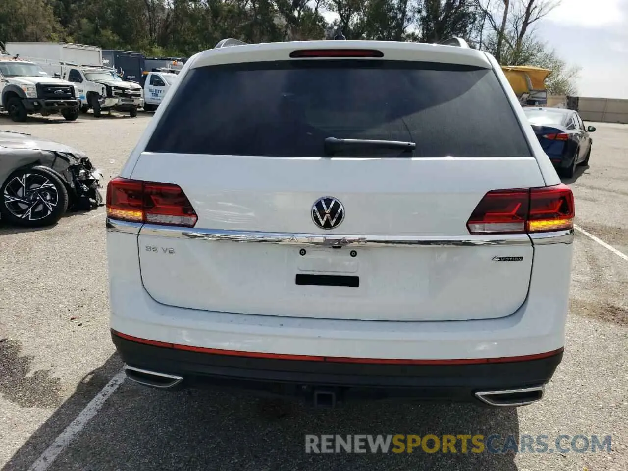 6 fotografías del automóvil dañado 1V2KR2CAXPC526268 VOLKSWAGEN ATLAS 2023