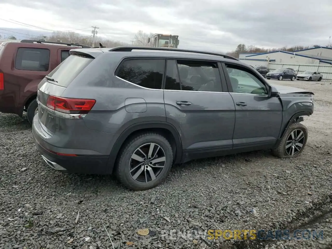 3 fotografías del automóvil dañado 1V2LP2CA9PC542391 VOLKSWAGEN ATLAS 2023