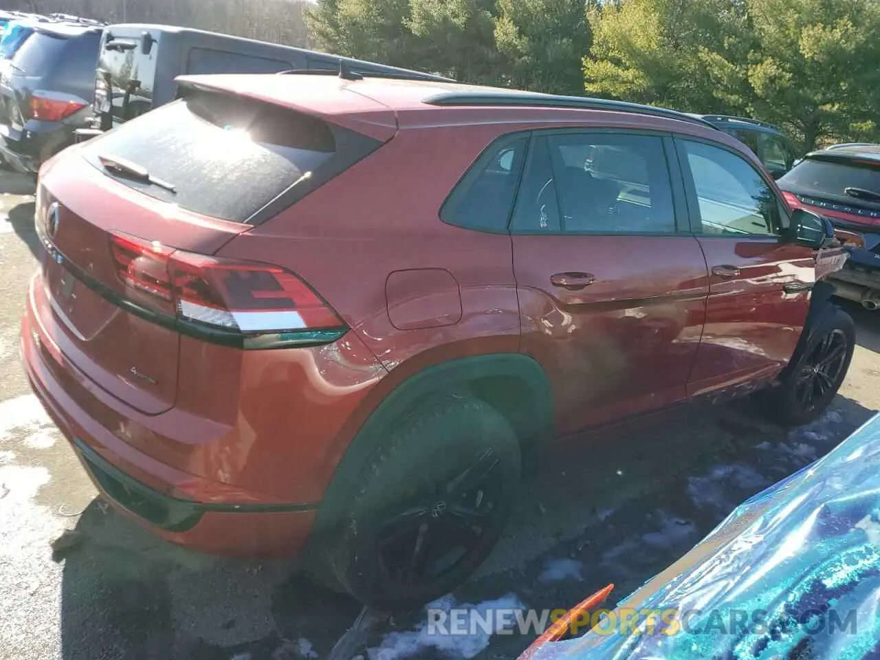 3 fotografías del automóvil dañado 1V2SC2CA6PC202381 VOLKSWAGEN ATLAS 2023