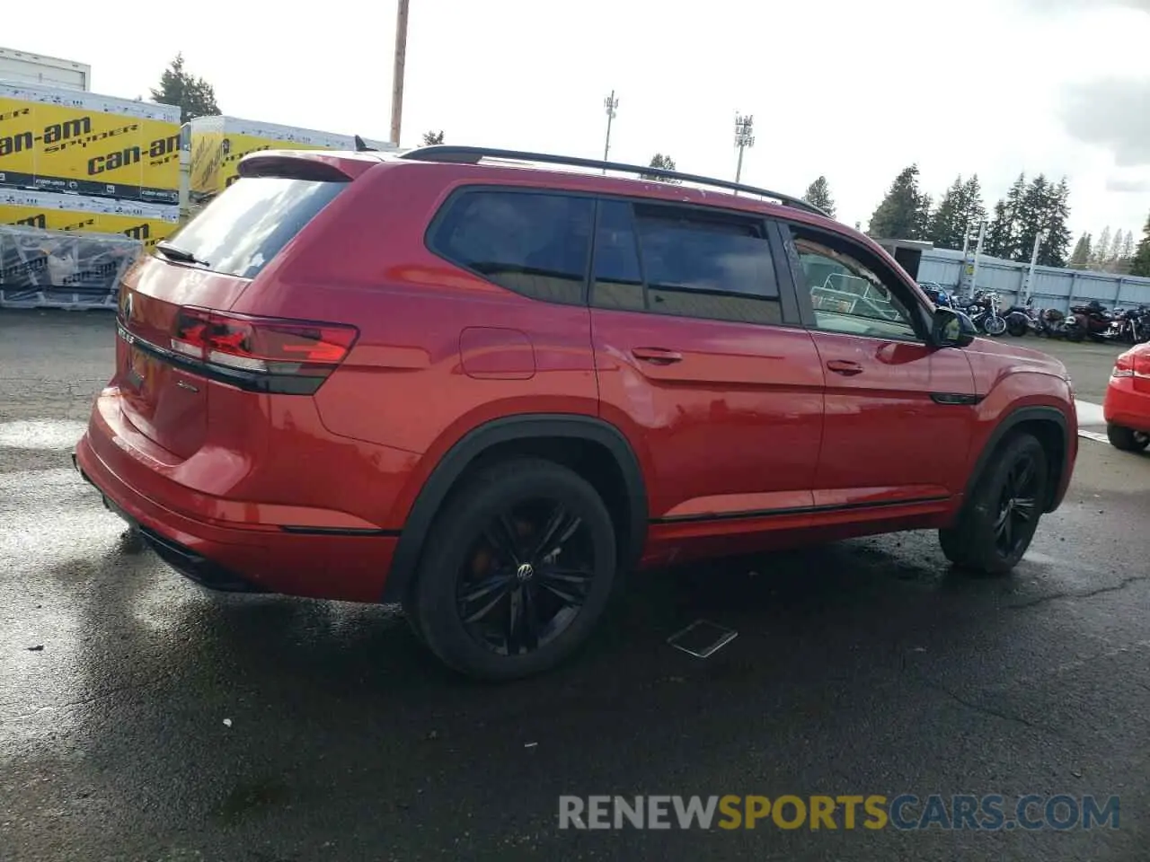 3 fotografías del automóvil dañado 1V2SR2CA4PC511555 VOLKSWAGEN ATLAS 2023