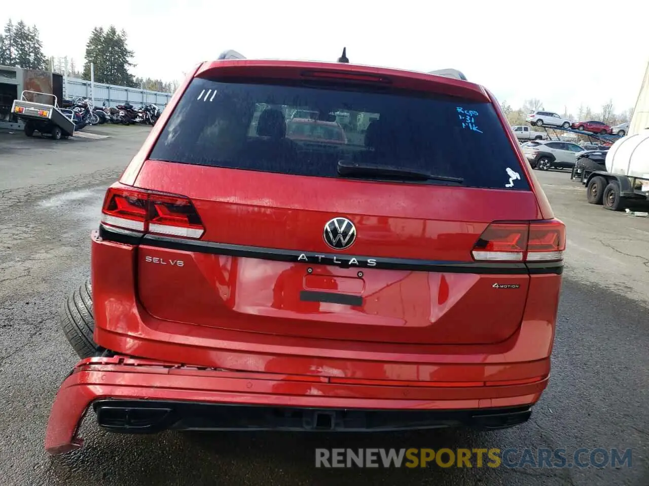 6 fotografías del automóvil dañado 1V2SR2CA4PC511555 VOLKSWAGEN ATLAS 2023